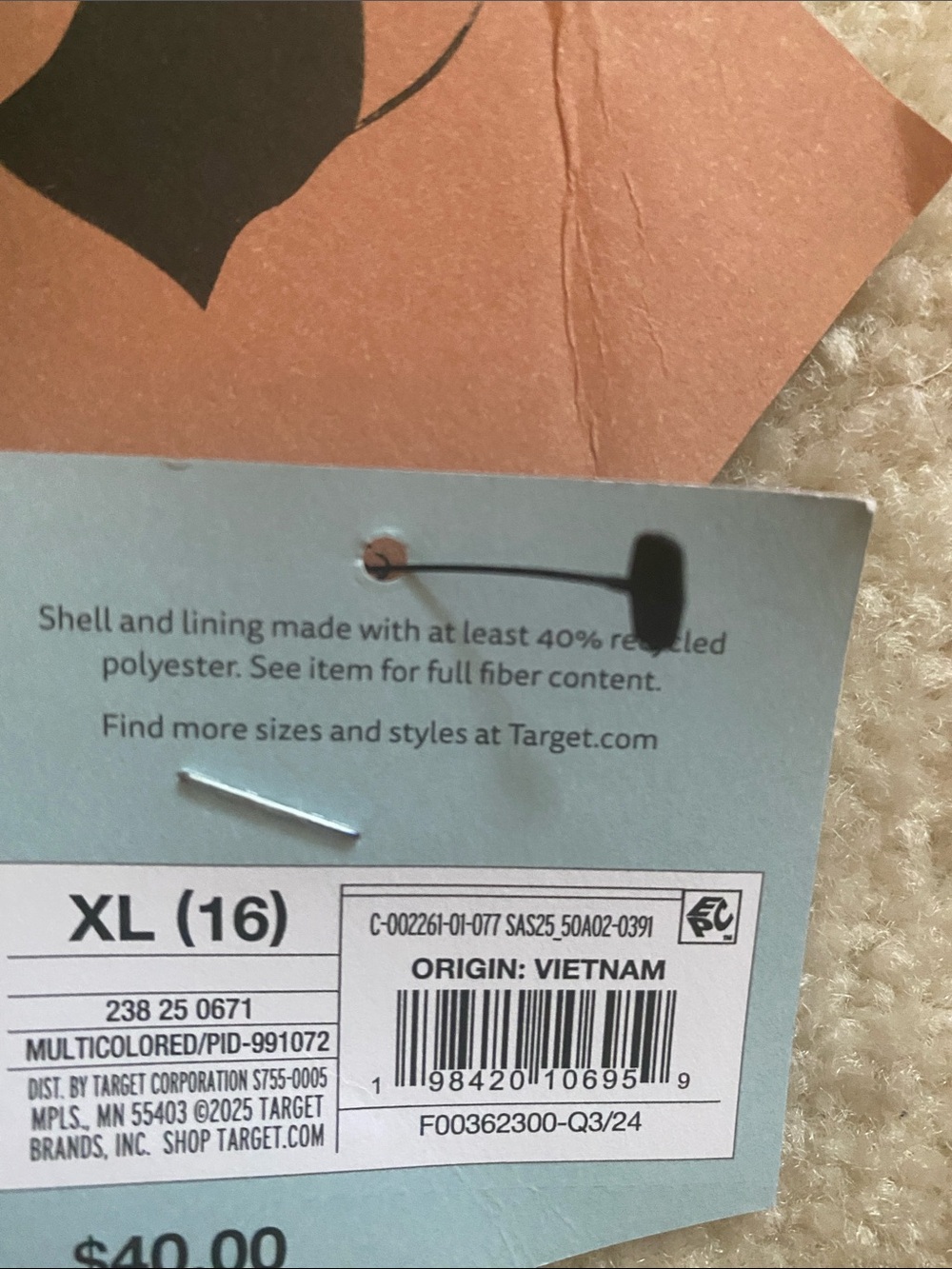 Shade and shore NWT bell/wht one piece swimsuit - Picture 4 of 8
